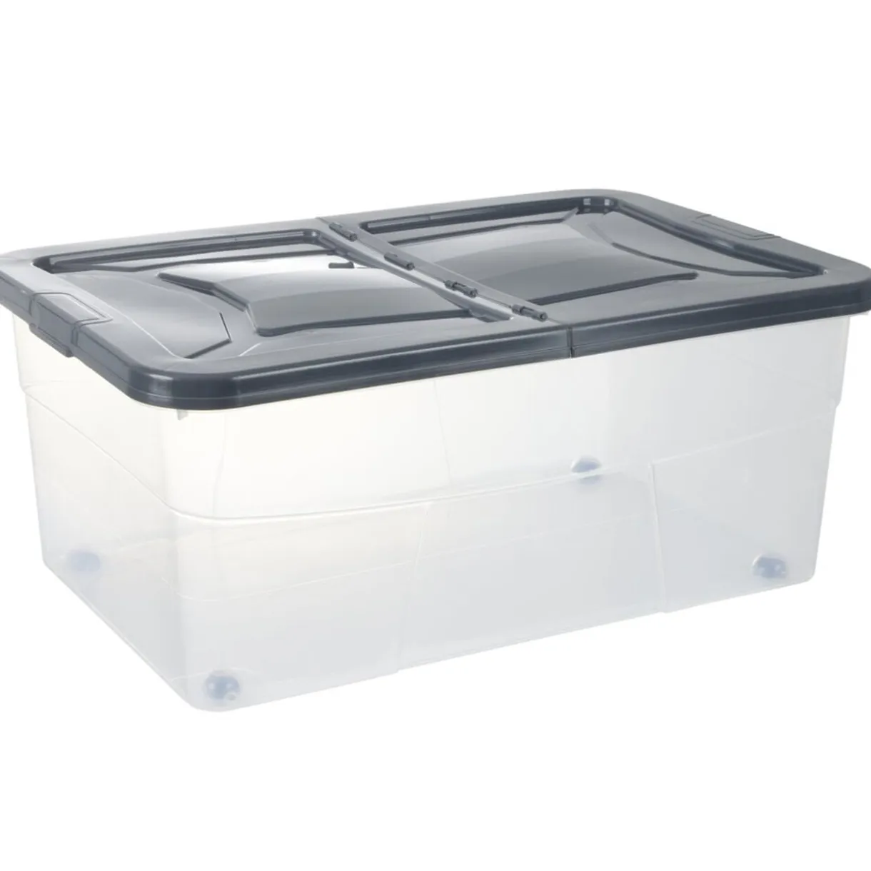 Box dessous de lit gris 45L < Gifi Outlet