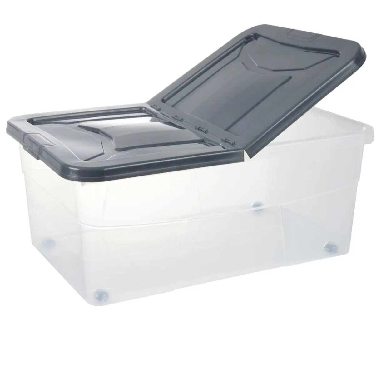 Box dessous de lit gris 45L < Gifi Outlet