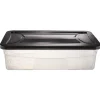 Box dessous de lit noir 30L < Gifi