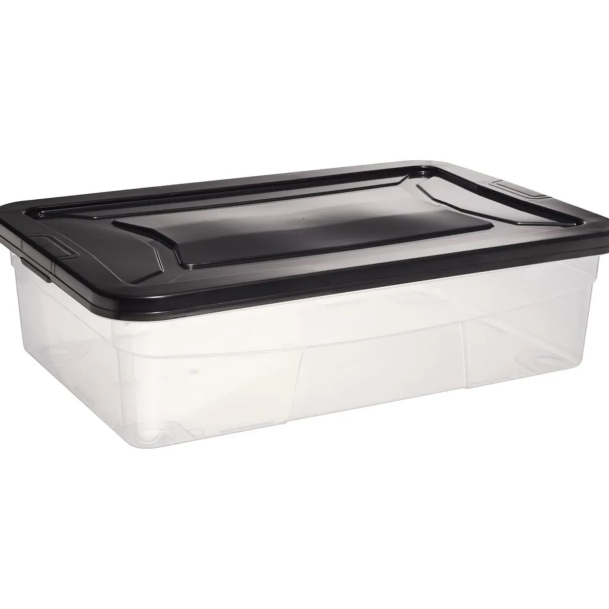 Box dessous de lit noir 30L < Gifi