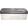 Box dessous de lit transparent et gris 30L < Gifi New