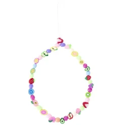 Bracelet chaîne de téléphone perle forme fruits colorés L19,5cm < Gifi Discount