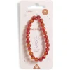 Bracelet crystal fin 24 perles cornaline auburn - Vitalité < Gifi New