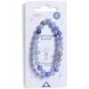 Bracelet crystal large 26 perles aventurine bleu - Tranquilité < Gifi Outlet