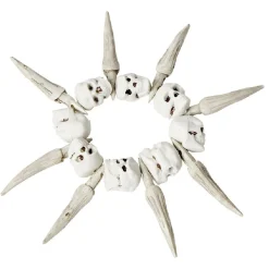 Bracelet Halloween crâne tête de mort L11x1,5cm < Gifi Clearance