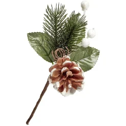 Branche de Décoration x6 avec pomme de pin < Gifi Outlet