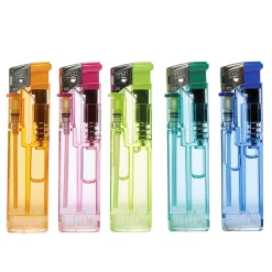 Briquet électronique jetable transparents x5 < Gifi Outlet