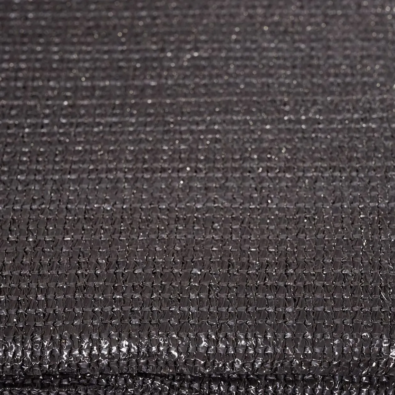 Brise vue toile gris foncé avec oeillets L.500xH.150cm