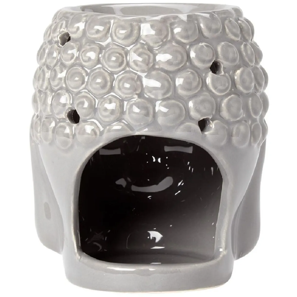Brûle parfum tête Bouddha en grès (2 modèles) < Gifi Best