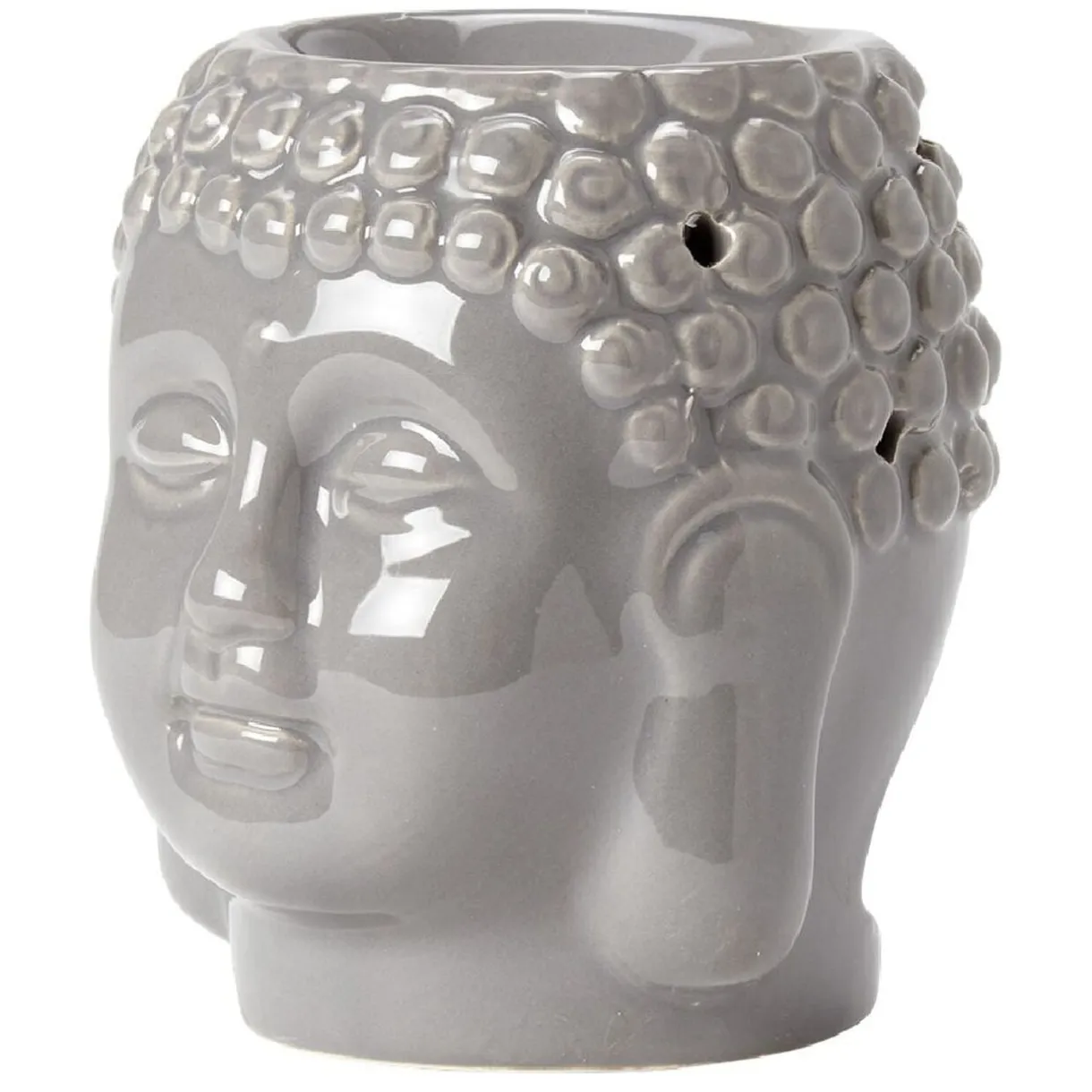 Brûle parfum tête Bouddha en grès (2 modèles) < Gifi Best