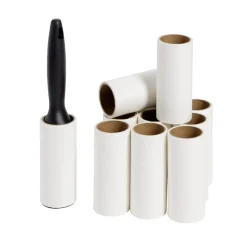 Brosse adhésive avec 12 rouleaux de recharge papier Ø5xH20cm