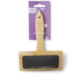 Brosse animal démélante bambou et inox < Gifi Clearance