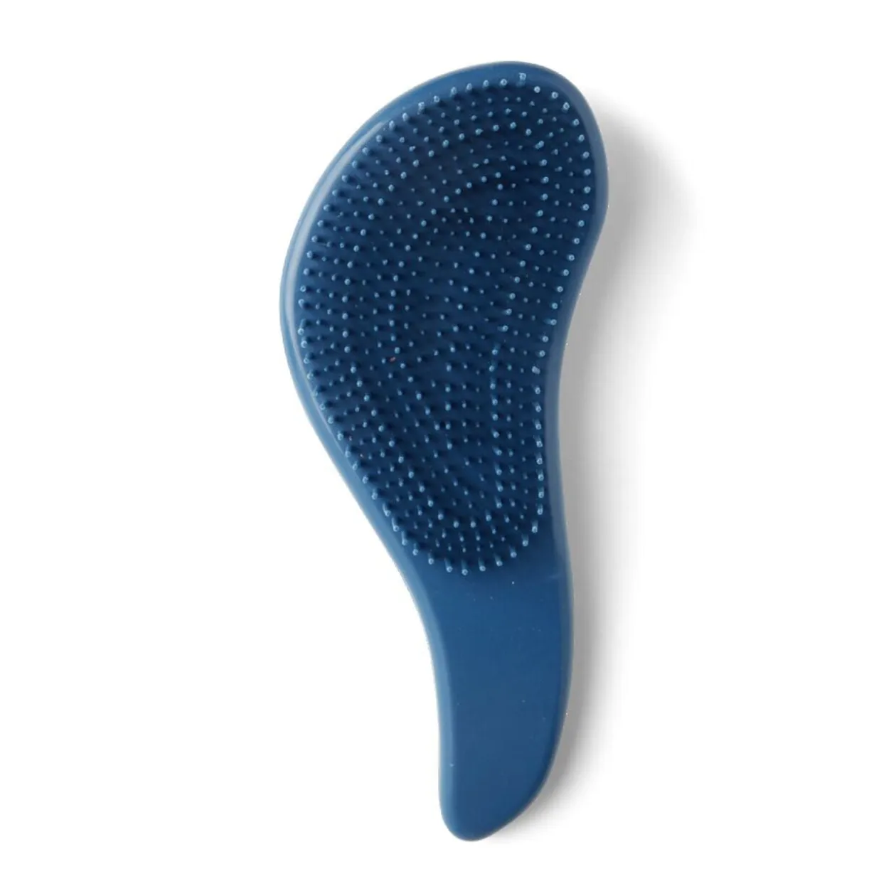 Brosse à cheveux compacte en plastique imprimé 4 coloris