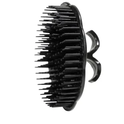 Brosse à cheveux compacte ronde noire Ø8cm