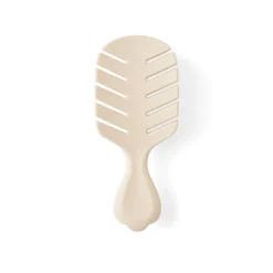 Brosse à cheveux format mini en plastique 3 coloris