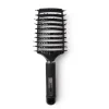 Brosse à cheveux incurvée démêlage et lissage PVC noir