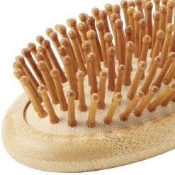 Brosse à cheveux ovale en bambou 7x25cm < Gifi Clearance