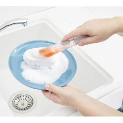 Brosse de nettoyage en mousse avec distributeur de savon intégré L27,5cm < Gifi