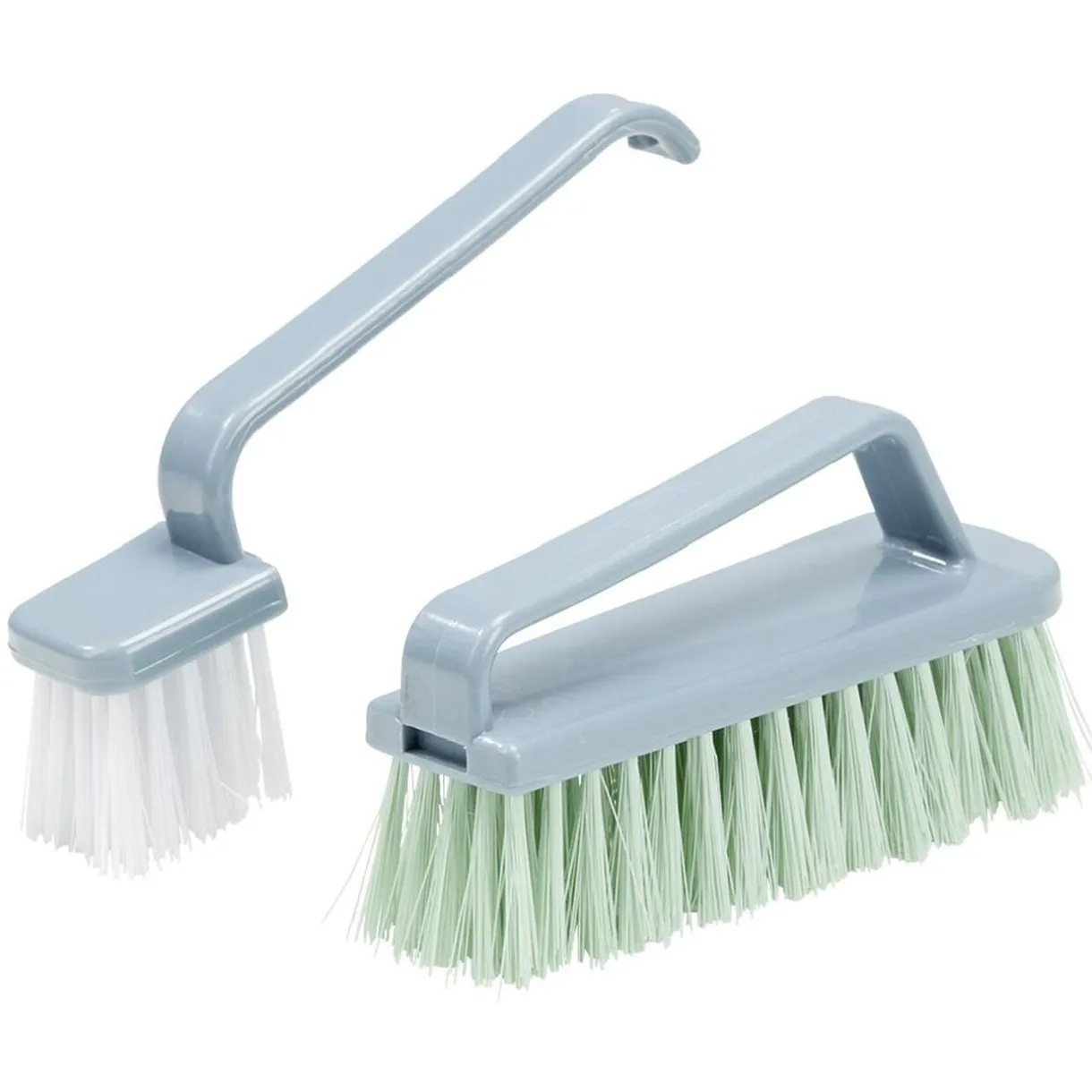 Brosse 2en1 Homclean poils souples et durs grise < Gifi