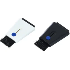 Brosse nettoyage écran clavier 2en1 brosse souple et tampon microfibre < Gifi