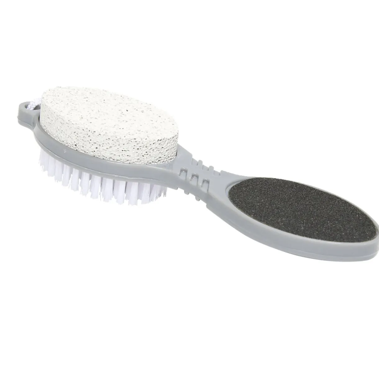 Brosse pédicure 4en1 brosse/pierre ponce/lime douche/lime métallique < Gifi Discount