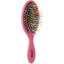 Brosse pneumatique ovale picots perlés pvc multicolore fuchsia < Gifi Clearance