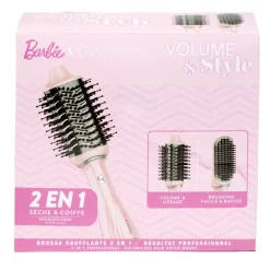 Brosse soufflante céramique et plastique rose L25cm