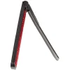 Brosse textile 2en1 chausse pied noir et rouge