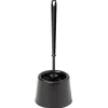 Brosse WC avec support noir < Gifi