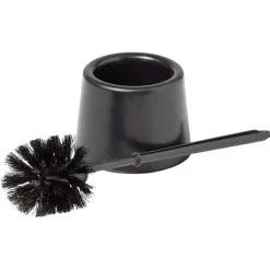 Brosse WC avec support noir < Gifi