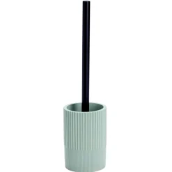 Brosse WC avec support résine stries Ø9,5xH36,5cm (3modèles)