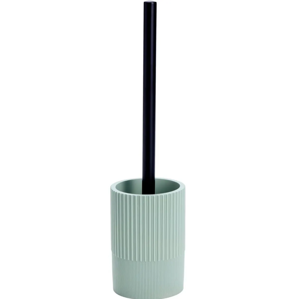 Brosse WC avec support résine stries Ø9,5xH36,5cm (3modèles)
