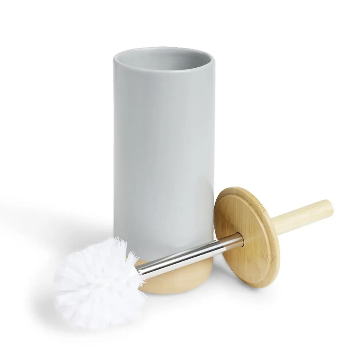 Brosse WC céramique Ø10,7x39cm