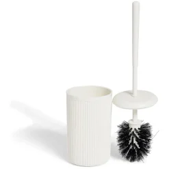 Brosse WC grise ou beige Ø9,5xH34cm. < Gifi Hot