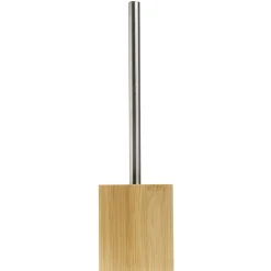 Brosse WC socle carré bambou 10x10xH36cm