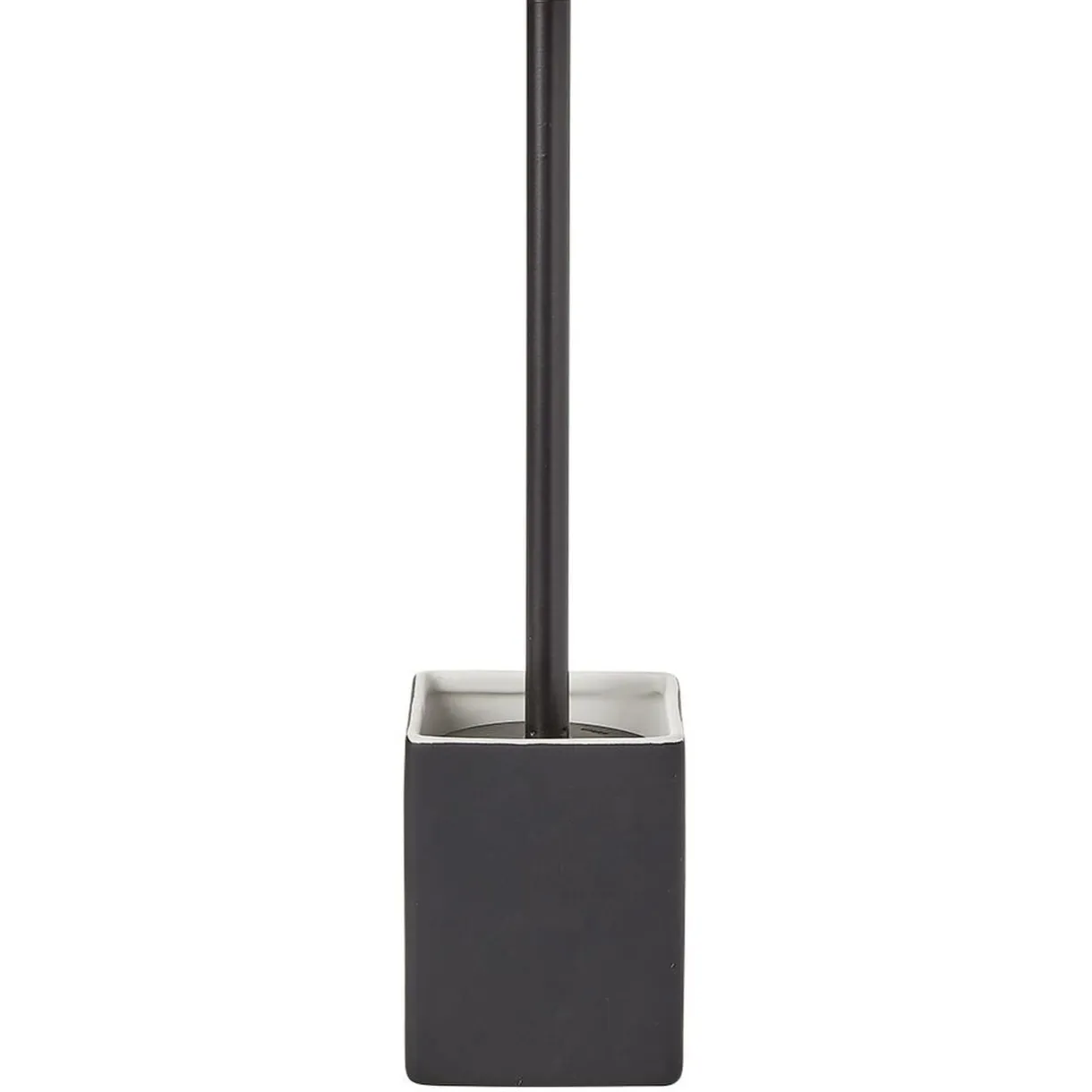 Brosse WC socle carré grès noir 9,2x9,2xH36cm < Gifi Sale