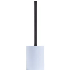 Brosse WC socle rond grès bleu clair Ø9,2xH36cm