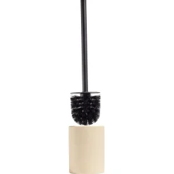 Brosse WC socle rond grès nude Ø9,2xH36cm < Gifi New