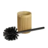 Brosse WC support bois Ø10xH37cm
