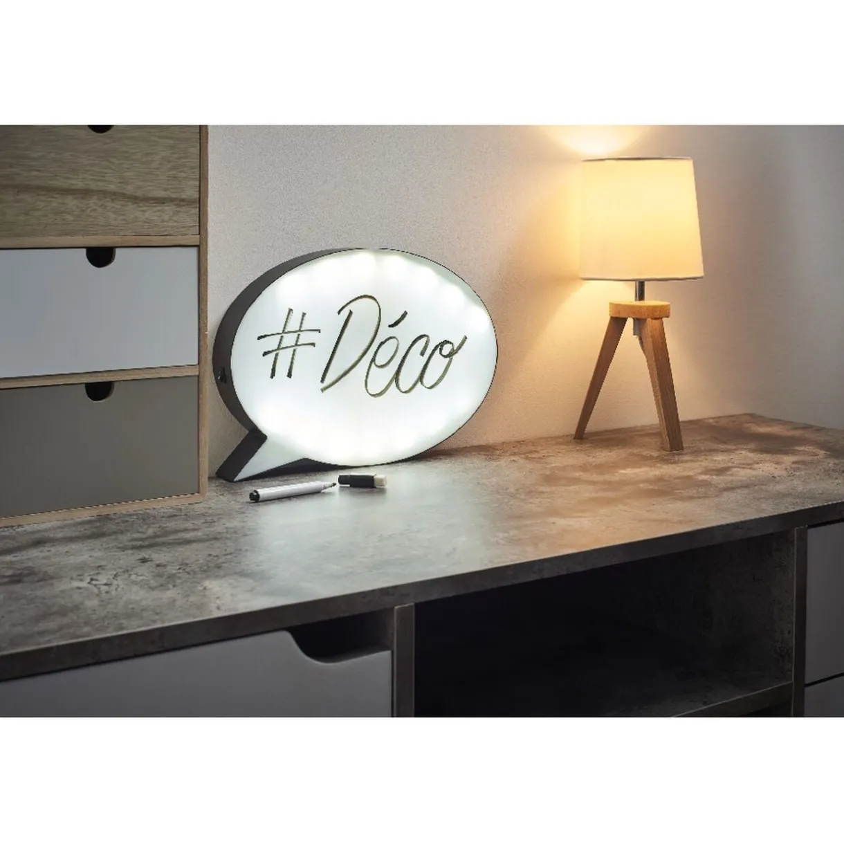 Bulle lumineuse LED effaçable < Gifi Online