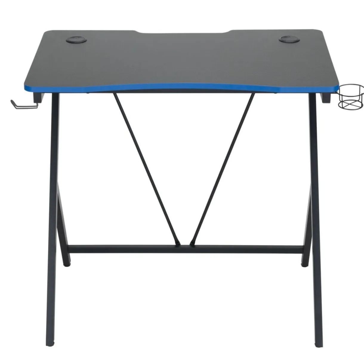 Bureau gaming pro max métal noir 80x50xH75cm < Gifi