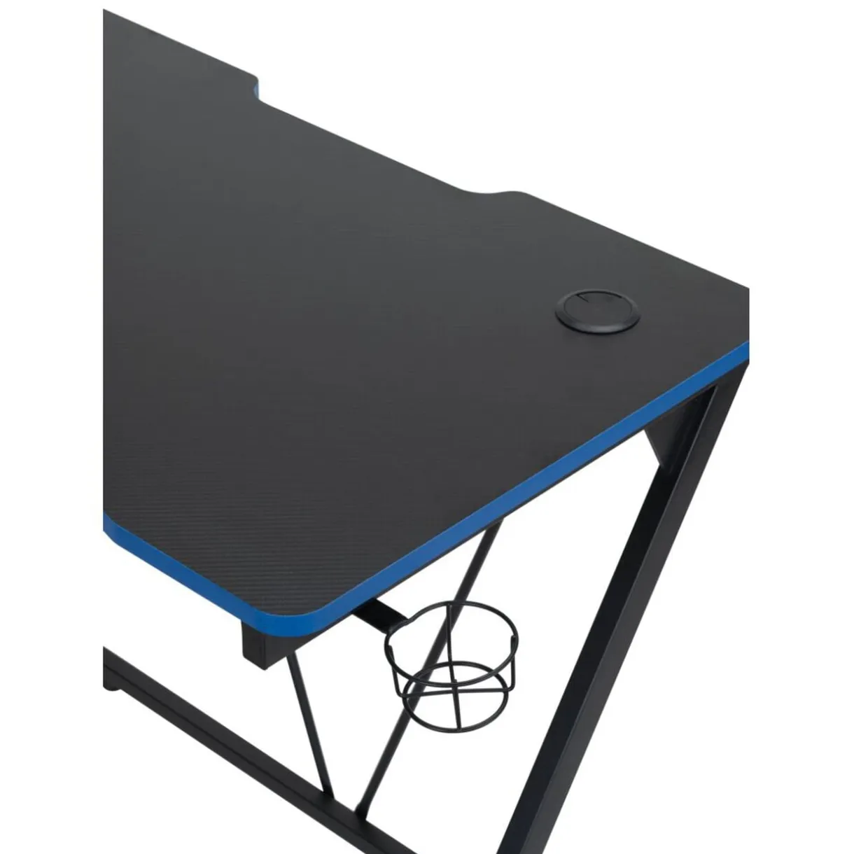 Bureau gaming pro max métal noir 80x50xH75cm < Gifi
