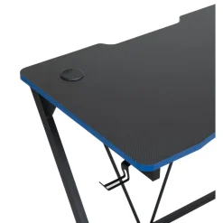Bureau gaming pro max métal noir 80x50xH75cm < Gifi