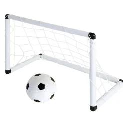 But de football 2en1 avec ballon et gonfleur