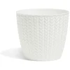 Cache pot chevron en plastique ø 13cm