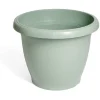 Cache pot rond 110L plastique vert laurier Ø68xH53cm < Gifi Best