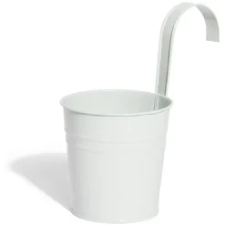 Cache pot à suspendre métal blanc Ø10cm < Gifi Online