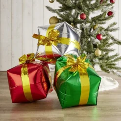 Cadeau gonflable x3 - 33x33x33cm < Gifi