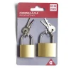Cadenas à clé x2