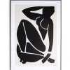 Cadre déco en bois inspiration Matisse nu noir 50x70cm < Gifi Clearance